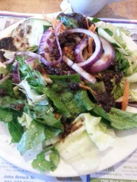 Salad at Phily Diner